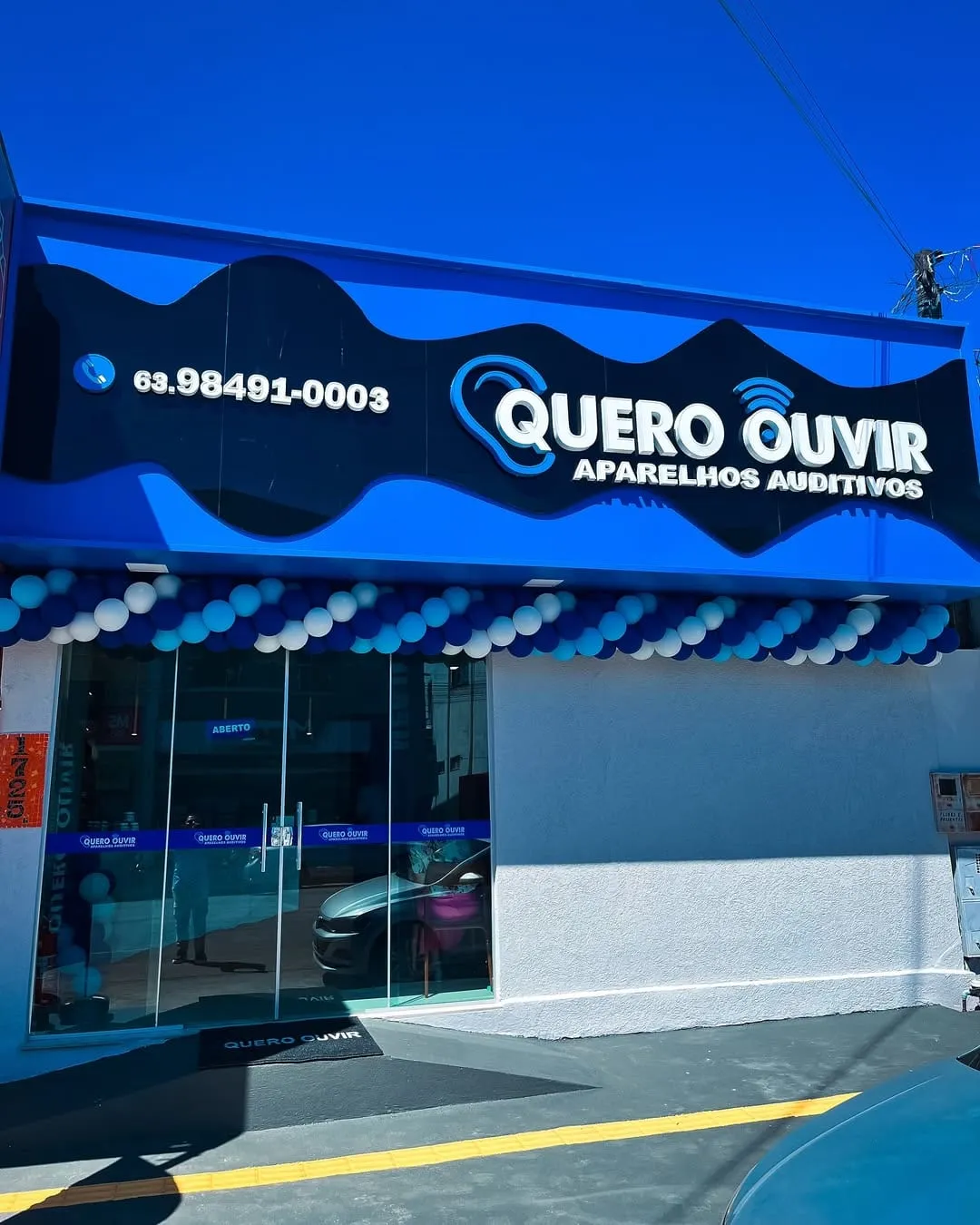 Fachada da Quero Ouvir em Gurupi, na Av. Maranhão