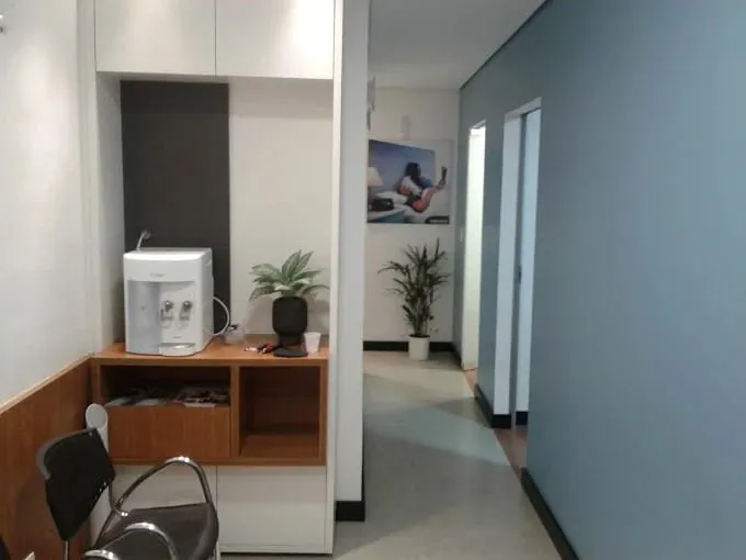 Sala de espera da unidade do Gama