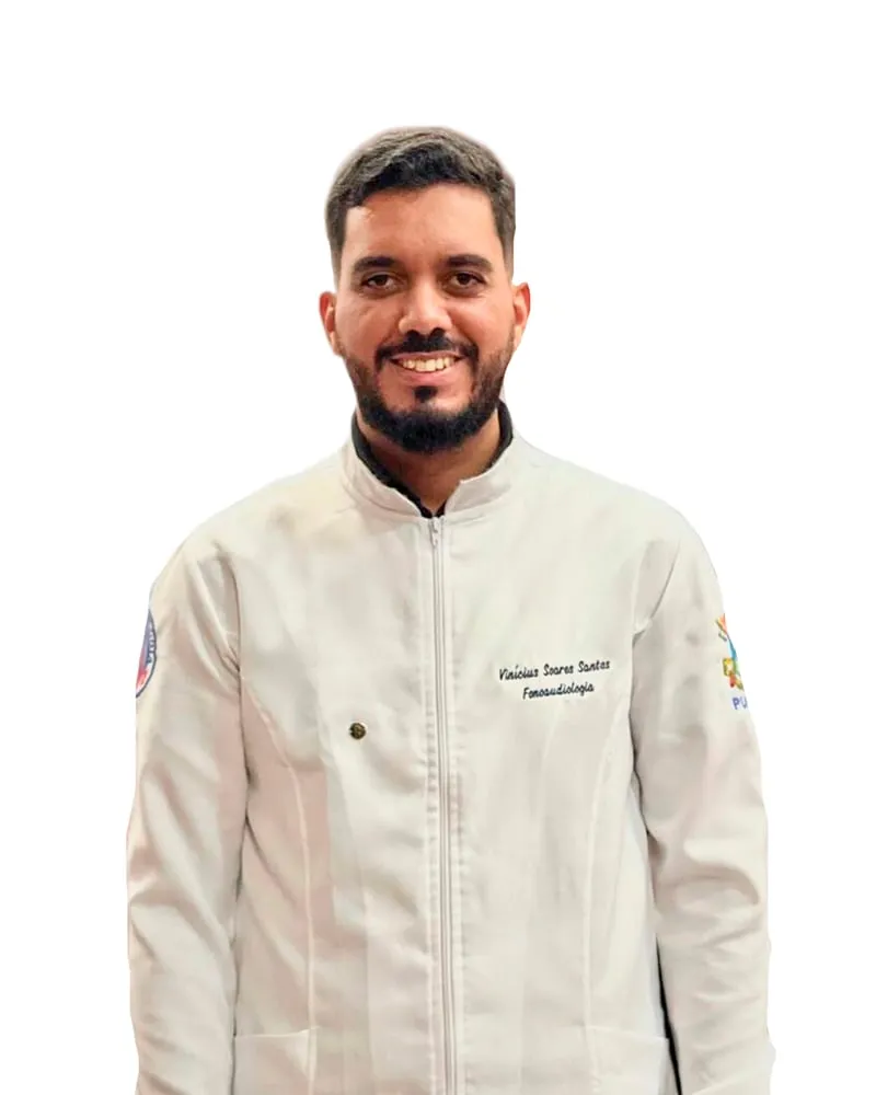 Foto de Vinícius Soares Santos, fonoaudiólogo(a) da Quero Ouvir